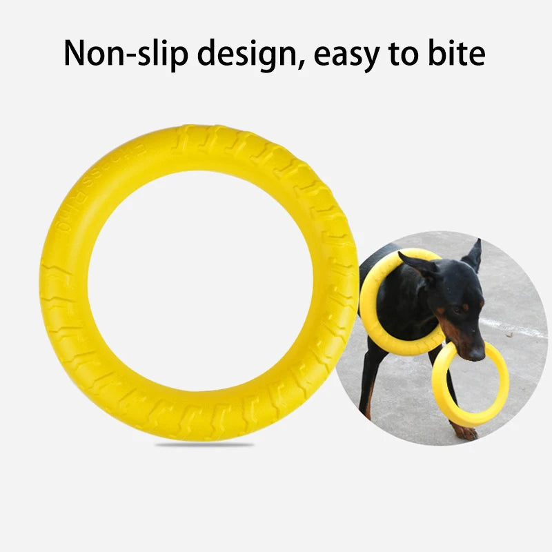 Dog Toys Pet Flying Disk Training Ring Puller-ROROZ PETSUPPLIER