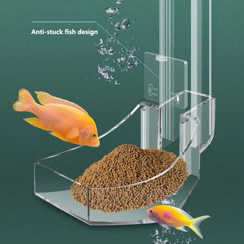 Aquarium Acrylic Feeding tube Anti-stuck fish-ROROZ PETSUPPLIER